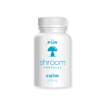 Front view of Pur Calm Capsules bottle