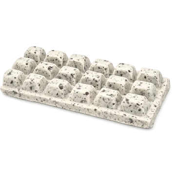 Cookies and Cream Shroom Chocolate product picture on transparent background