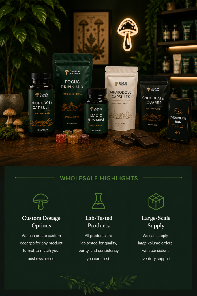 Benefits of Canada Shrooms wholesale program explained